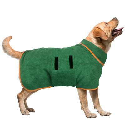 Microfiber Dog Bath Robe My Store