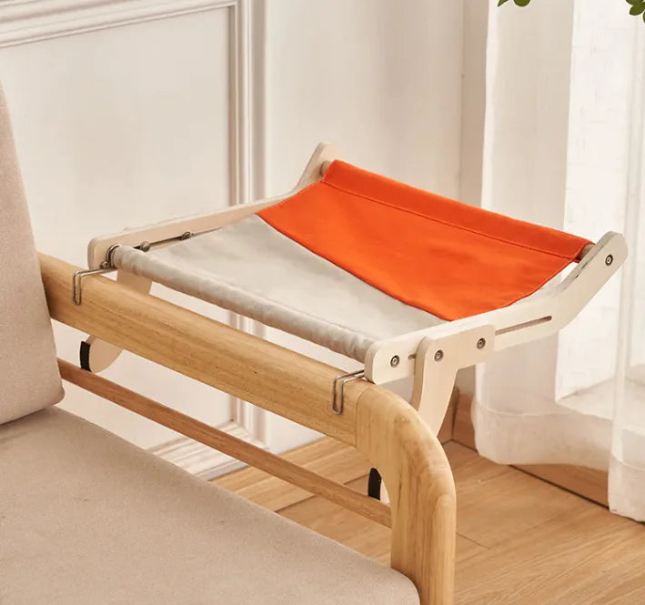 Balcony Window Glass Wooden Cat Bed My Store