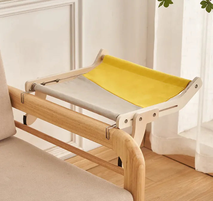 Balcony Window Glass Wooden Cat Bed My Store