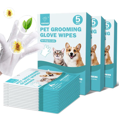Vannon Portable Pet Bathing Wipes for Dogs & Cats My Store