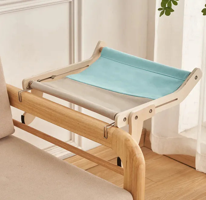 Balcony Window Glass Wooden Cat Bed My Store