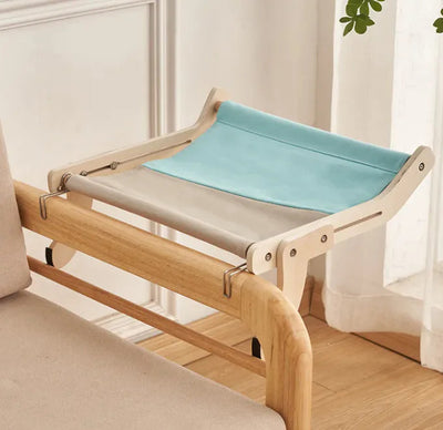 Balcony Window Glass Wooden Cat Bed My Store