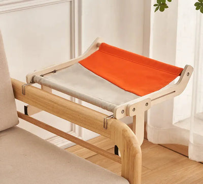 Balcony Window Glass Wooden Cat Bed My Store