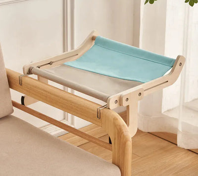 Balcony Window Glass Wooden Cat Bed My Store